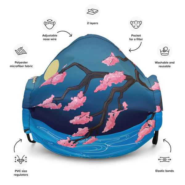 Sakura Water #2 Face Mask