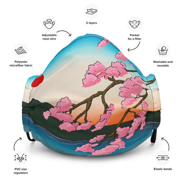 Sakura Water #4 Face Mask