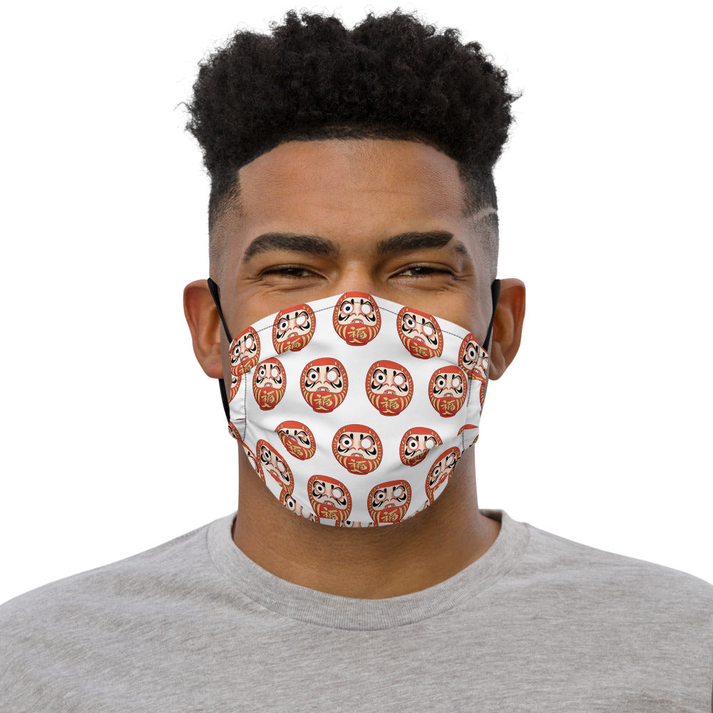 Daruma (white) Face Mask