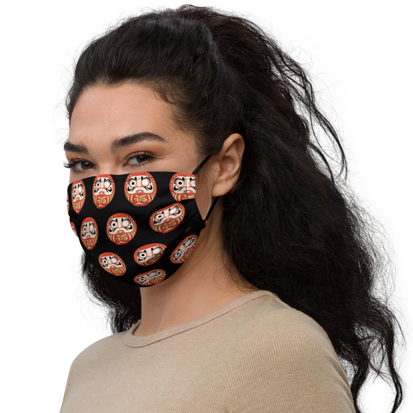 Daruma (black) Face Mask