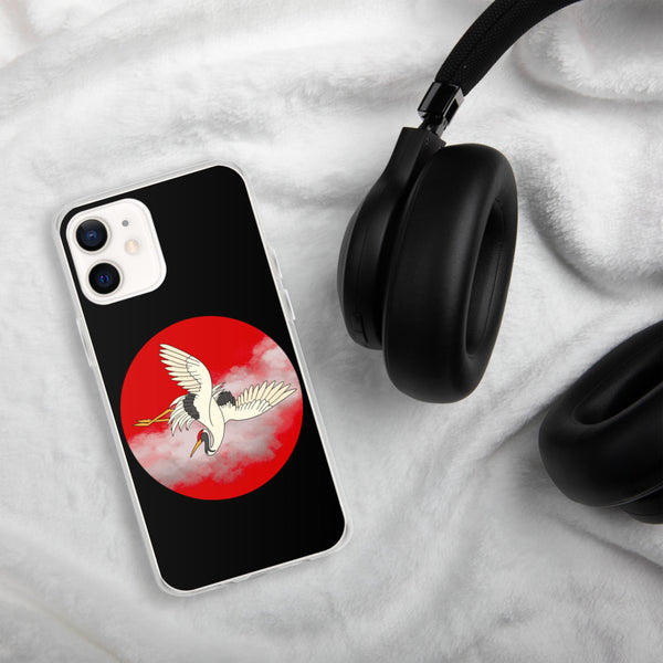 Crane and Sun iPhone Case