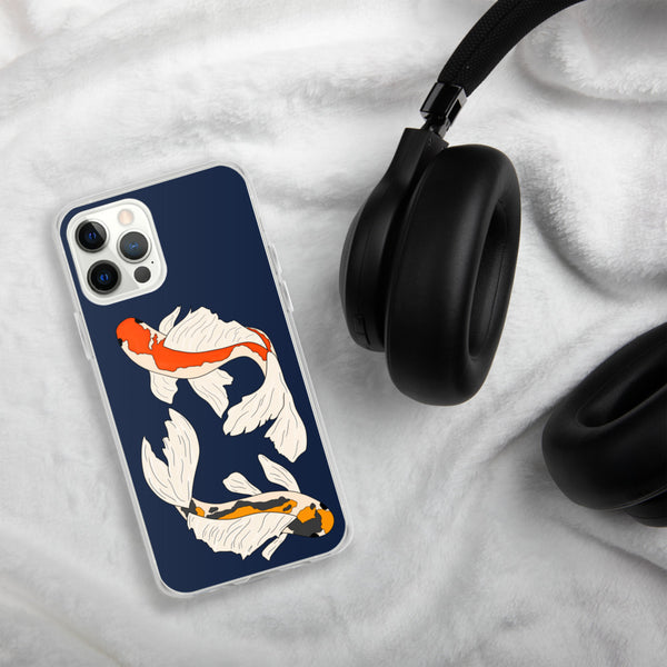 Koi Fish Duality iPhone Case