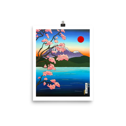 Sakura Water #1 Print : (8"x10"-18"x24")