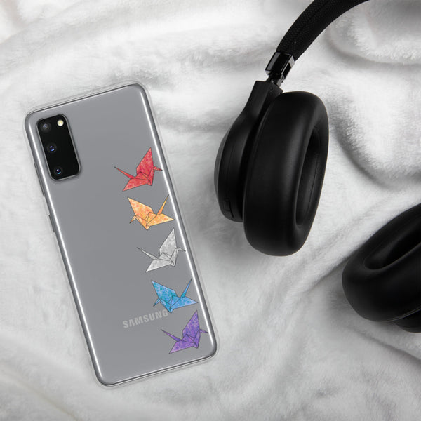 Multicolor Paper Crane Samsung Case