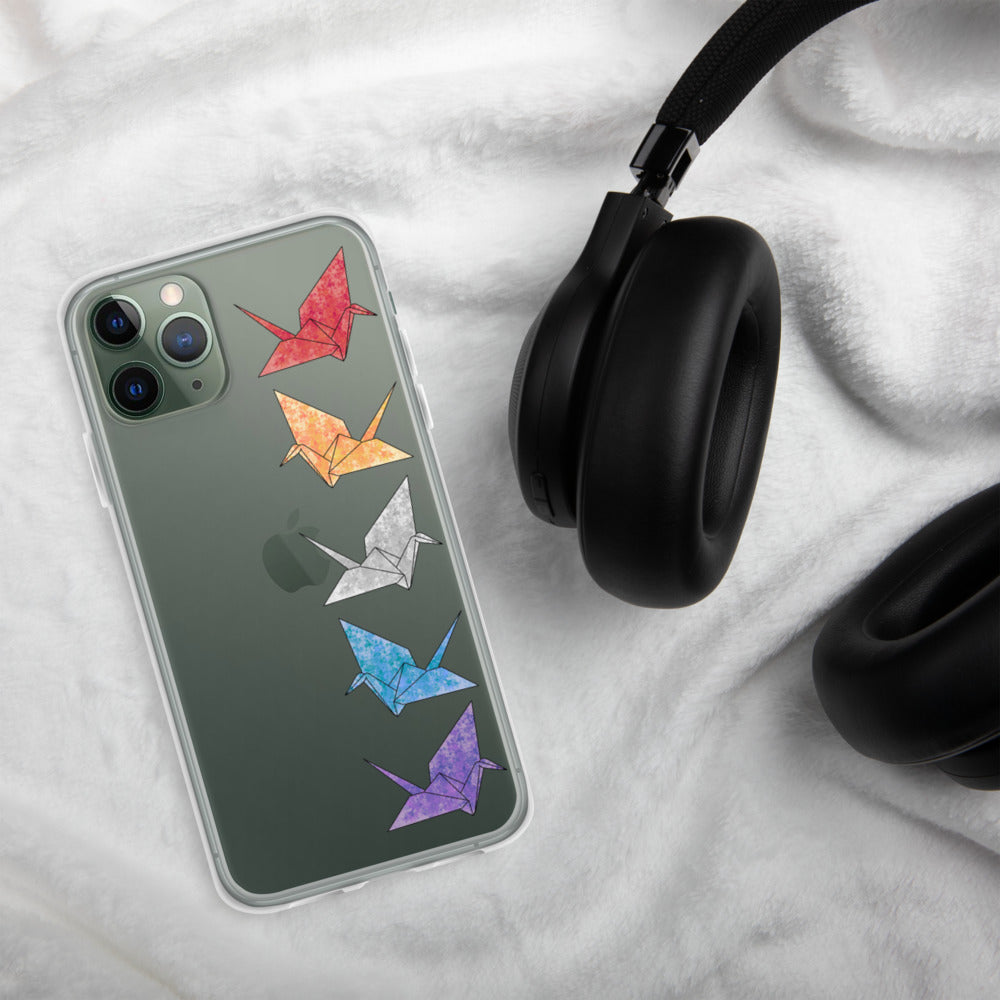 iPhone TAKAJI  Multicolor Paper Cranes iPhone Case – Tsukada Studios
