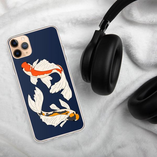 Koi Fish Duality iPhone Case