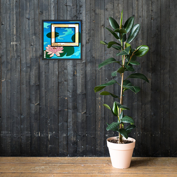 Lotus #1 Framed Print : (10"x10"-18"x18")