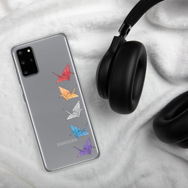 Multicolor Paper Crane Samsung Case