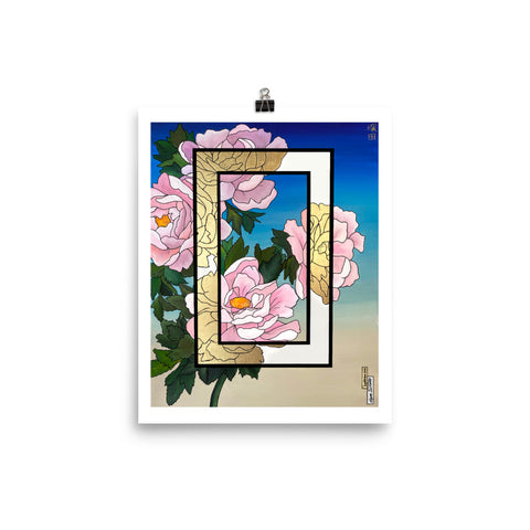 Peonies #1 Print : (8"x10"-18"x24")