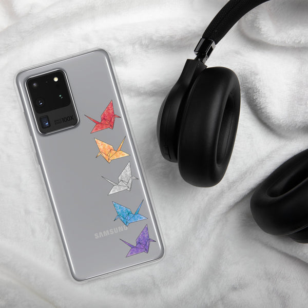 Multicolor Paper Crane Samsung Case